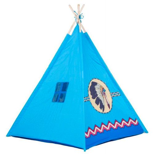 Šator za djecu Wigwam indijanski plavi slika 2