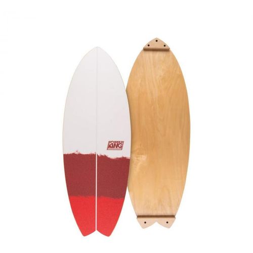 BoarderKING Indoorboard Wave balans daska, Crvena slika 3