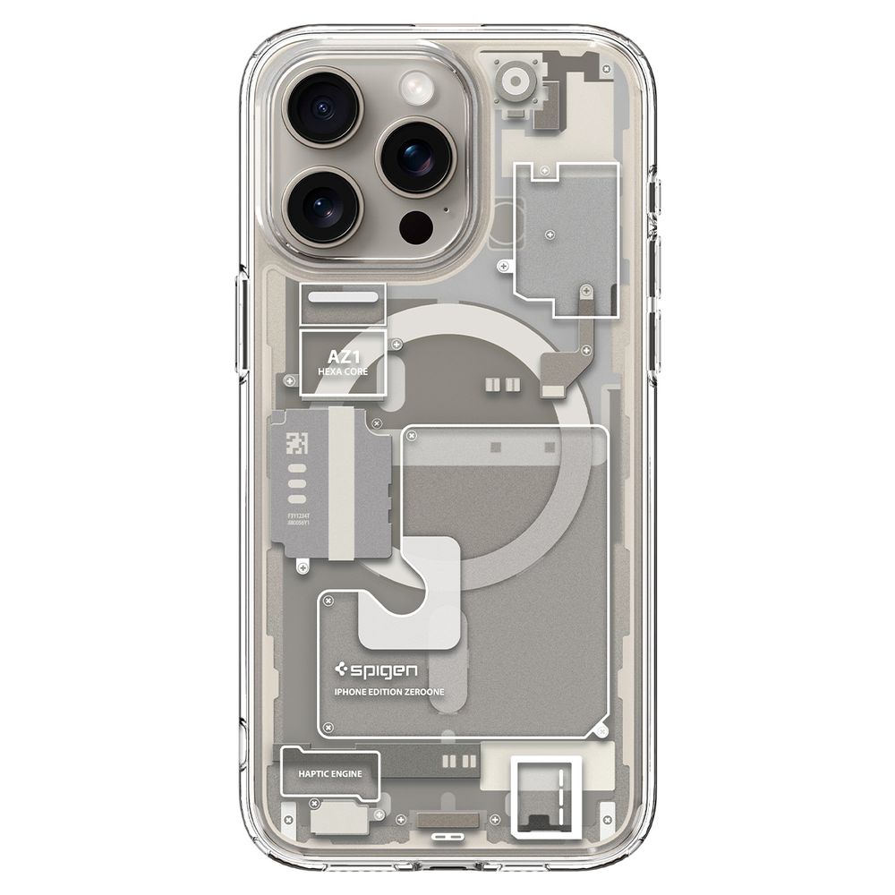 Spigen Ultra Hybrid MagSafe, zero one natural titanium - iPhone 15 Pro Max slika 3
