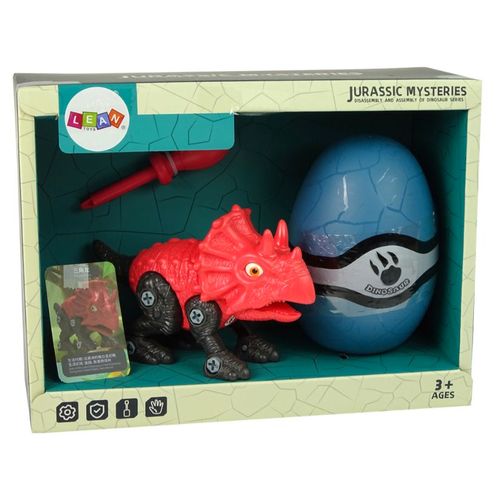 Set dinosaur Triceratops s jajetom DIY slika 5