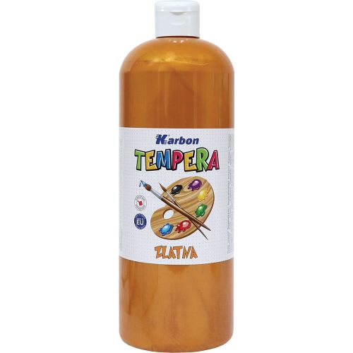 Tempera 1000ml boca KARBON zlatna slika 1