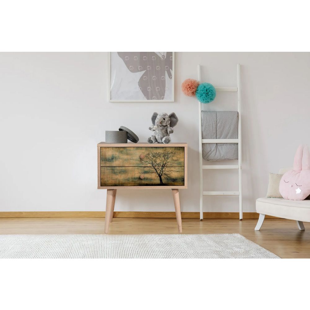 Noćni ormarić Two - 729 Sonoma Oak slika 1