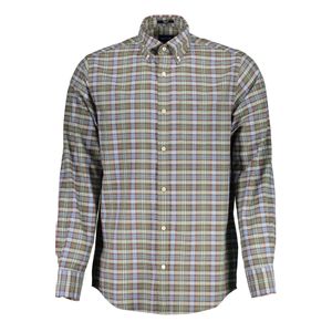 GANT MEN'S GREEN LONG SLEEVE SHIRT