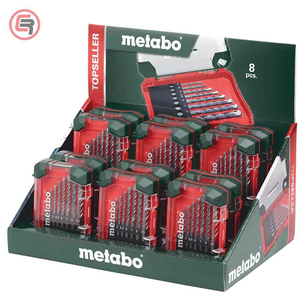 Metabo Garnitura Svrdala Za Beton 3-10 mm / 8 dijelna U PVC Kutiji "SP" – 626706000 slika 3