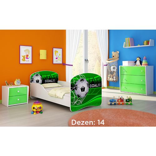 Deciji krevet ACMA I 140x70 + dusek 6 cm14 slika 1