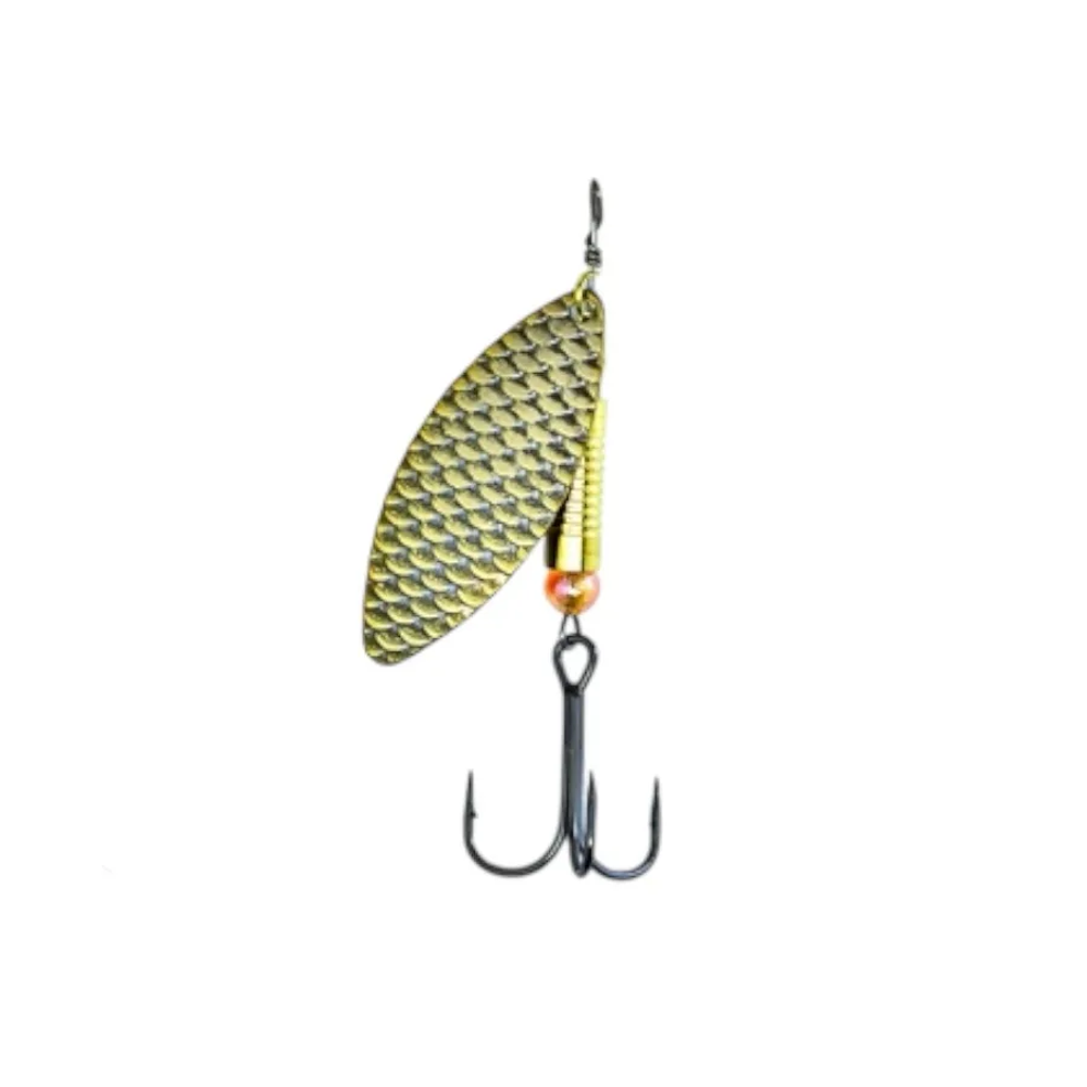 MT10285 Mate metalna varalica Leaf Spinner #2 8g Gold slika 1