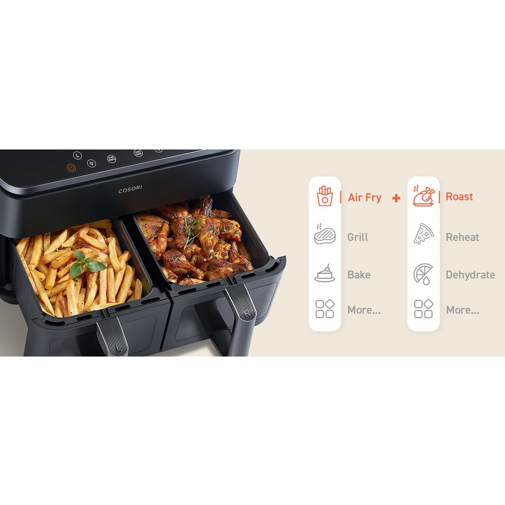COSORI Dual Basket 8.5-Litre Air Fryer slika 3