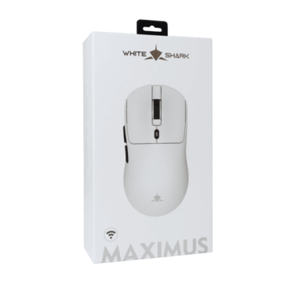 White Shark PL Miš GM-9010 MAXIMUS, White slika 5