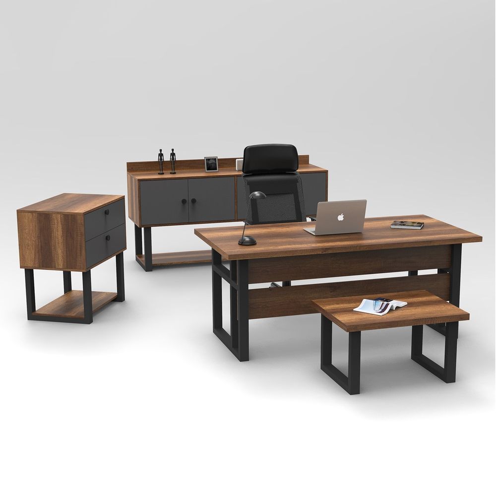 Mn09-Ba Baroque Anthracite Set Namještaja za Kancelariju slika 2