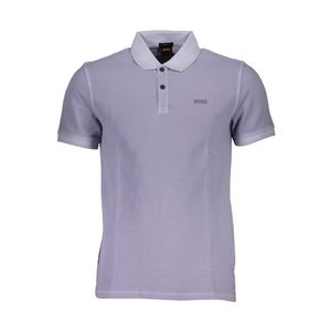 HUGO BOSS MEN'S SHORT SLEEVED POLO SHIRT PURPLE