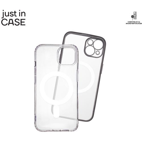 2u1 Extra case MAG MIX paket SREBRNI za iPhone 13 slika 2