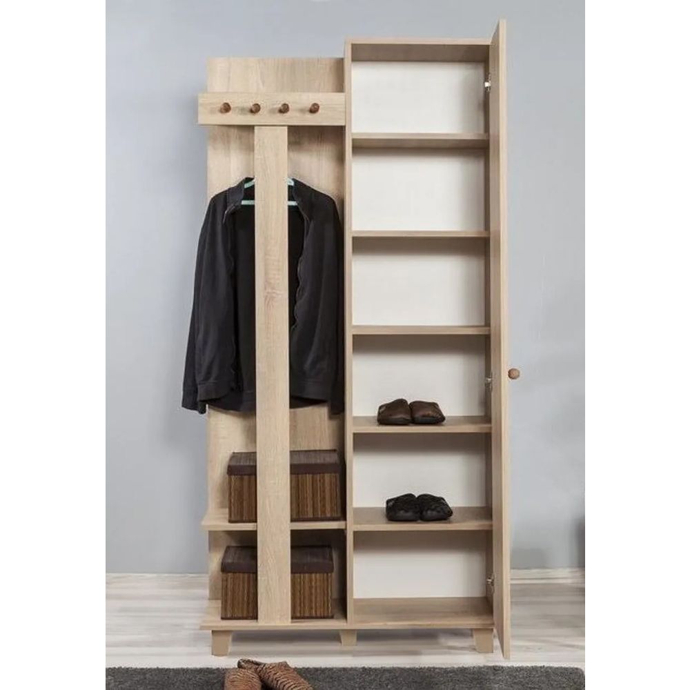 Hall Stand Garmanto 90 - 522 u boji sonoma hrasta slika 4