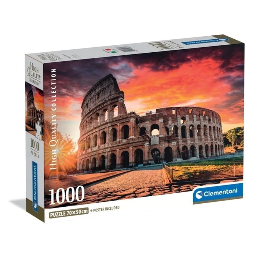 Clementoni CL39985 Puzzle 1000 ZALAZAK SUNCA U RIMU, 1000kom slika 1
