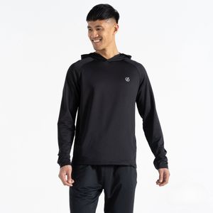 Dare2B Muški duks sa kapuljačom Sprinted Hoodie, Black