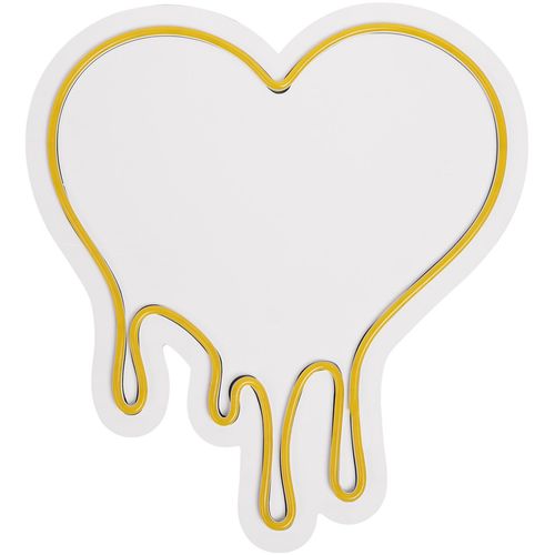 Wallity Ukrasna plastična LED rasvjeta, Melting Heart - Yellow slika 4