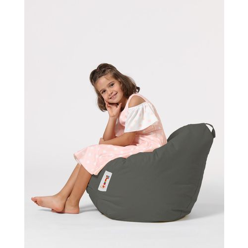 Atelier Del Sofa Premium Kid - Tamno Siva BaÅ¡tenska Fotelja od Pasulja slika 2
