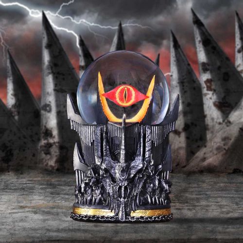 NEMESIS NOW LORD OF THE RINGS SAURON SNOW GLOBE 18CM slika 8