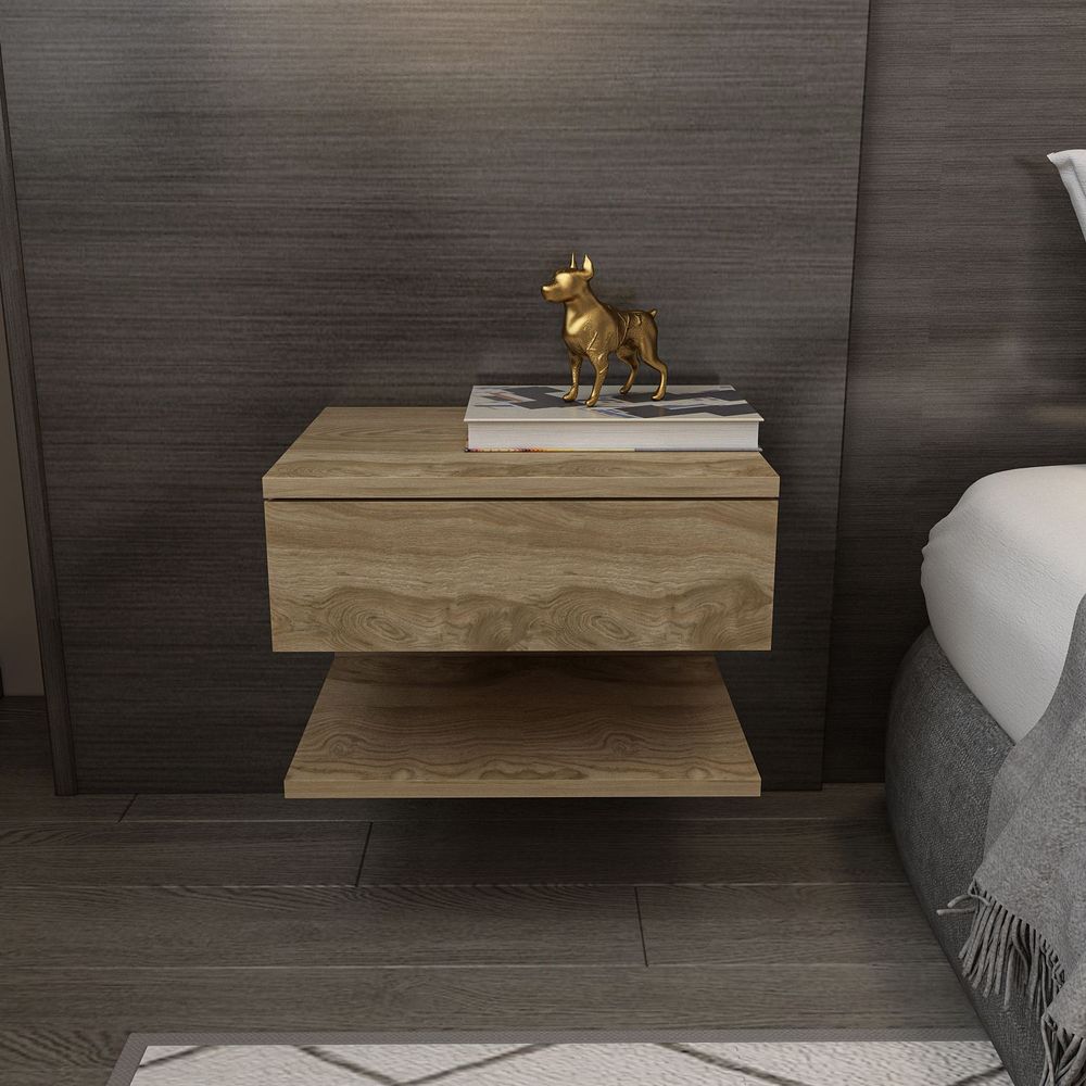 Vivid - Noćni ormarić Oud Oak slika 1