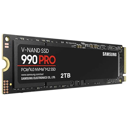 Samsung MZ-V9P2T0BW M.2 NVMe 2TB SSD, 990 PRO, PCIe Gen4.0 x4, Read up to 7450 MB/s (single sided), Write up to 6900 MB/s, 2280 slika 3