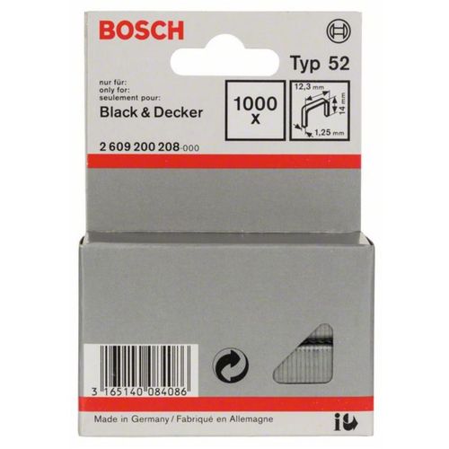 Bosch Spajalica od plosnate žice tip 52, s D-vrhom slika 1