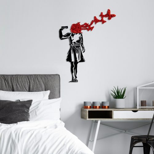 Wallity Metalna zidna dekoracija, Banksy - 9-1 slika 2