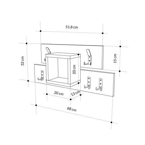 Lumina Hanger - White White Coat Hanger slika 5