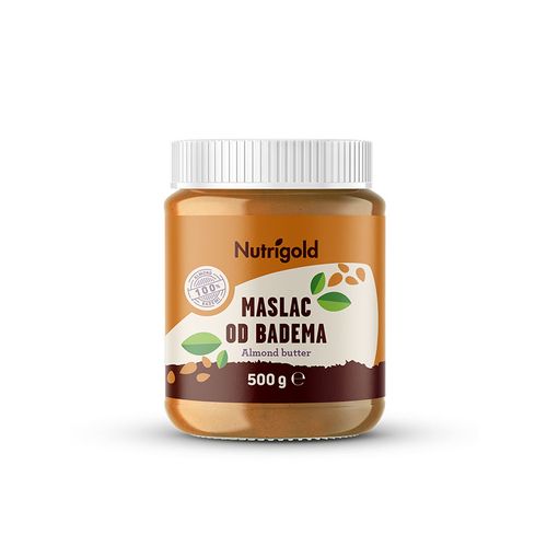 Nutrigold Maslac od badema 100% čisti - 500g   slika 1