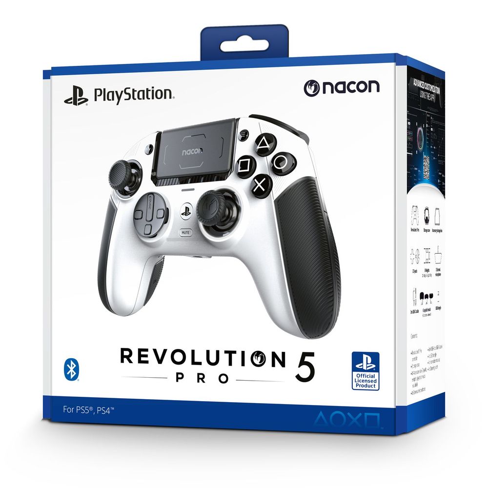 Nacon Revolution Pro 5 Kontroler PS5 / PS4 / PC, Bijeli slika 3