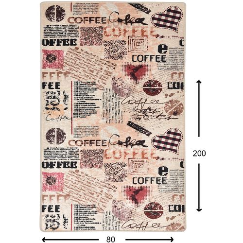 Coffee Multicolor Hall Carpet (80 x 200) slika 4