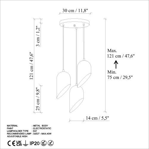 KESIK-6176-3-RETRO Antik Luster slika 8