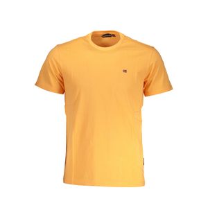 NAPAPIJRI MAN ORANGE SHORT SLEEVE T-SHIRT