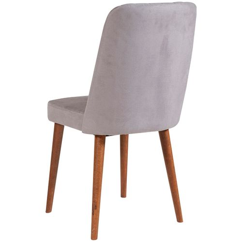 Woody Fashion Set stola i stolica (4 komada), Vina 0701 - 3 - Walnut, Grey slika 11