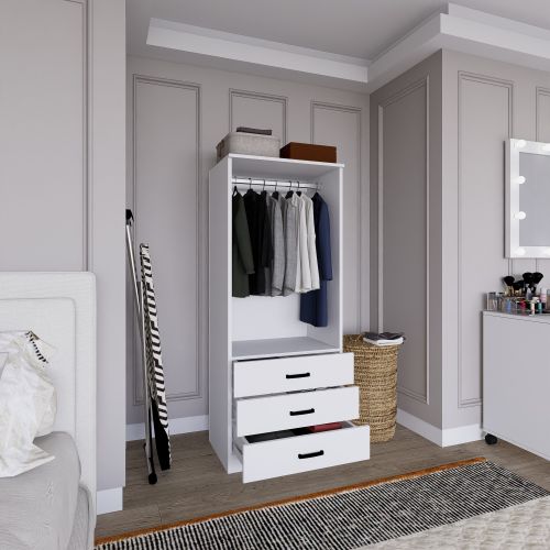 Easy 1600-58 Matte White Wardrobe slika 6