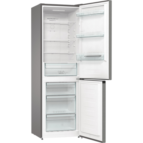 Gorenje N61EA2XL4 Kombinovani frižider, NoFrost, Visina 185 cm, Širina 60 cm, Siva metalik slika 4