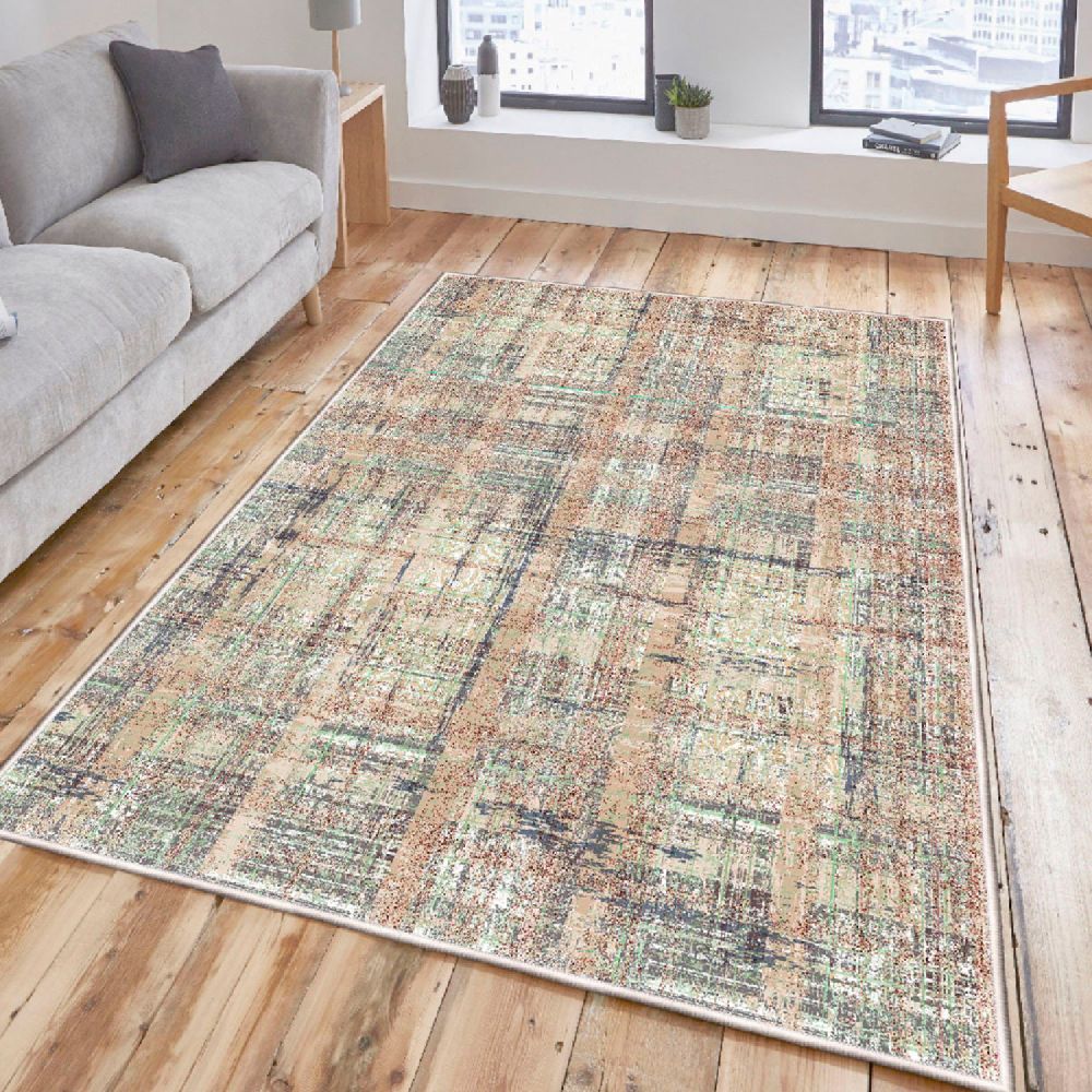 Tanki elegantni Mink zeleno-sivi tepih (160 x 230 cm) slika 1