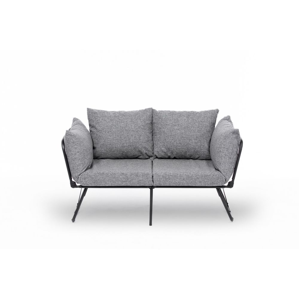 Viper Dvosjed - Svijetlo Siva Dvosjedna Sofa na Razvlačenje slika 8