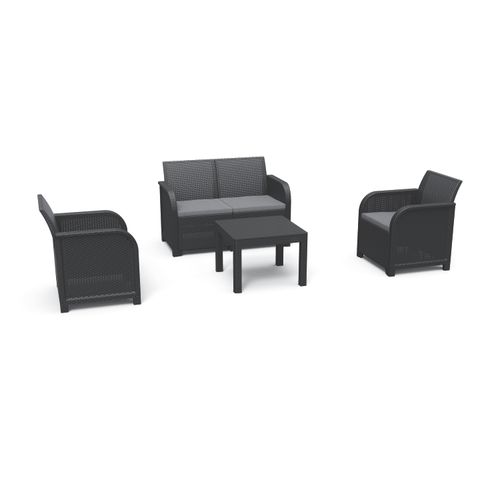 Keter Baštenski set Rosalie 2 seater, grafit  slika 1