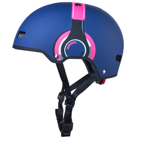 Micro Kaciga ABS Helmet, Headphone Pink M slika 4