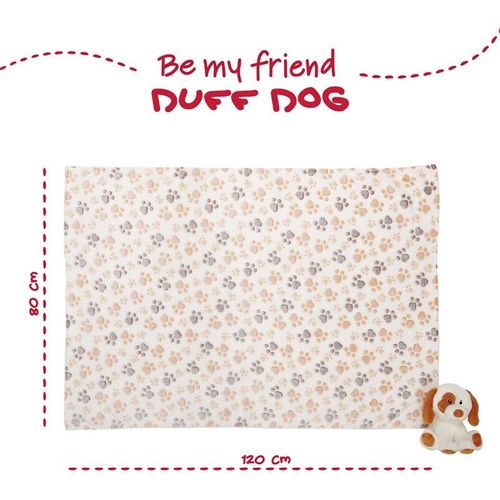 Duff Dog Soft deka + plišana igračka 22cm slika 4