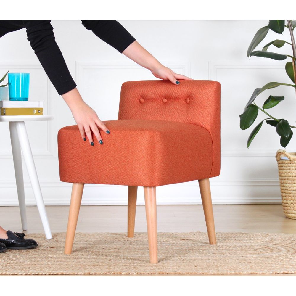 Pouffe Moouv 9105 - Živahna Narančasta slika 3