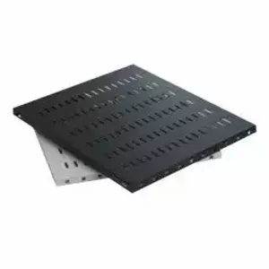 Polica fiksna 1000mm rack kačenje na 4 tačke Mirsan 19/1U crna MR.SBR100.01