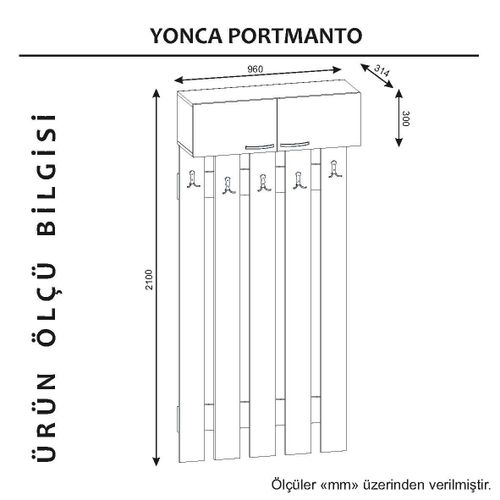 Yonca - Beli Hodnik Ormar slika 6