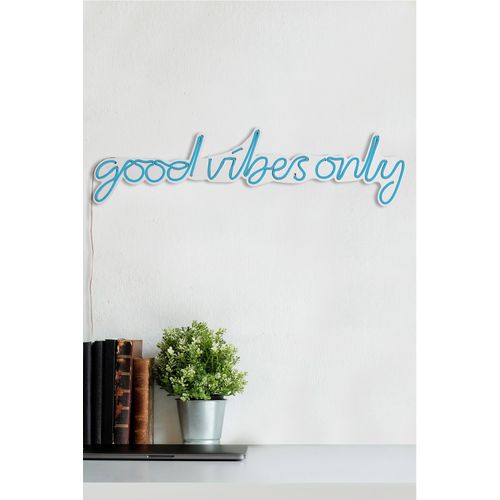 Good Vibes Only - Blue Blue Decorative Plastic Led Lighting slika 5