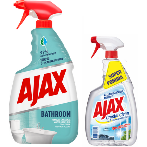 Ajax Bathroom 750 ml Trigger + Ajax Crystal Trigger 500ml gratis slika 1