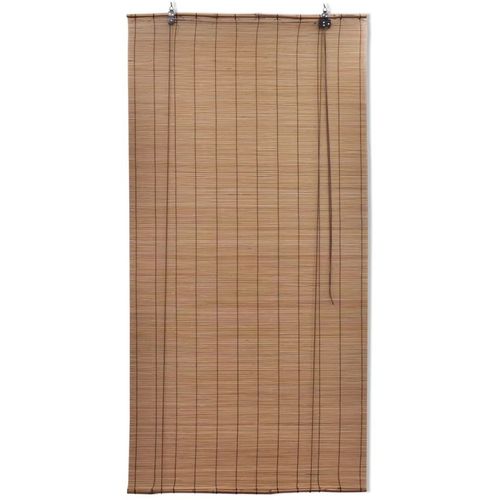 Rolo zavjesa od bambusa smeđa boja 100 x 160 cm slika 2