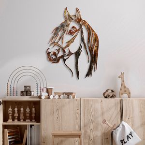 Wallity Metalna zidna dekoracija, Horse - 3