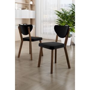 Set Stolica (4 Komada) Arfe - Boje: Crna, Smeđa, Crno-Smeđa