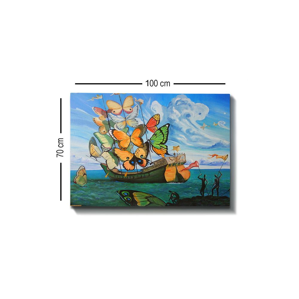 Dekorativna Kanvas Slika - 205 Multicolor (70 x 100 cm) slika 3