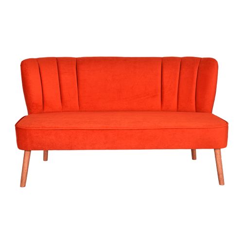 Pandia Home Dvosjed MOON LOVESEAT narančasta slika 2