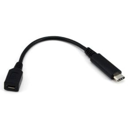 NaviaTec USB type C to USB 2.0 micro B female jack 1,0m cable slika 1